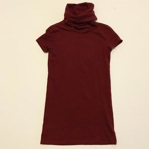 Theory Turtle Neck Short Sleeve Top size S